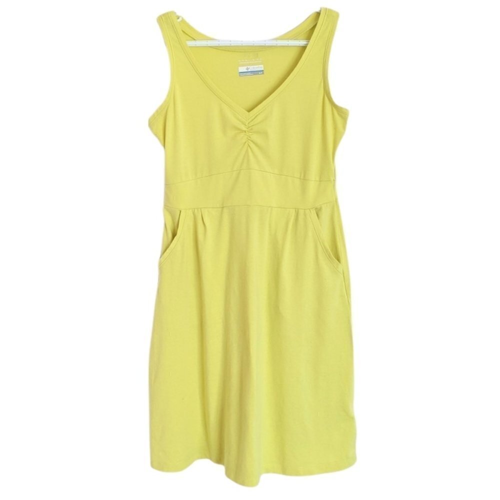 Columbia OMNI Wick Yellow dress size S @K
